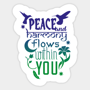 Overwatch - Zenyatta - Peace and Harmony Sticker